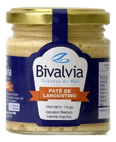 Pate De Langostino X170gr Bivalvia Sabores De Mar