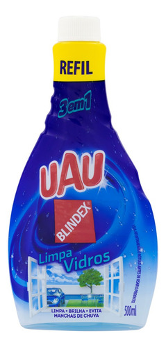 Limpador Uau Limpa-Vidro Blindex em frasco