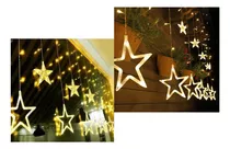 Comprar Luces Cortina Modelo Estrellas 3mx87cm Navideño Decoracion