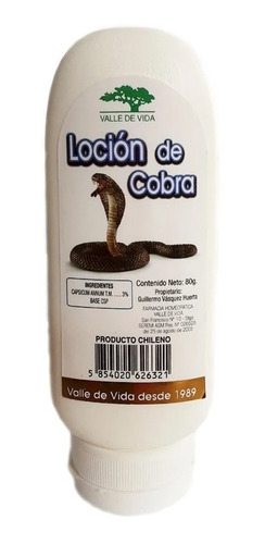 Loción De Cobra Para Dolores Musculares 80 Gr