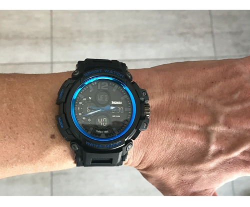 Imagen 6 de 10 de Reloj Deportivo Sumergible Para Hombre Cronometro Skmei
