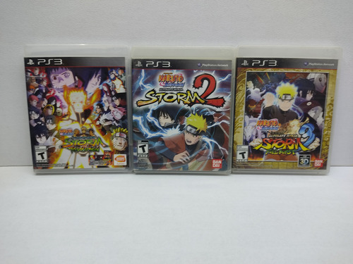 Naruto Shippuden Ultimate Storm 1-2-3 De Play 3 Original (Reacondicionado)