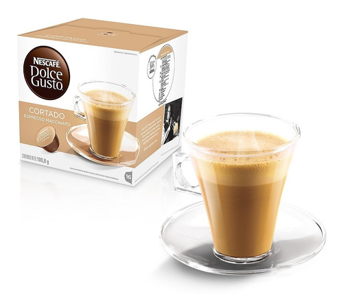 Cápsulas Nescafé Dolce Gusto Cortado X16