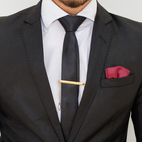 Terno Acetinado Brilhoso + Camisa + Brindes