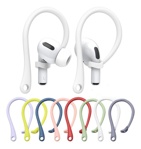 Sujetador Anti Perdida Para Audifonos Earpods Varios Colores