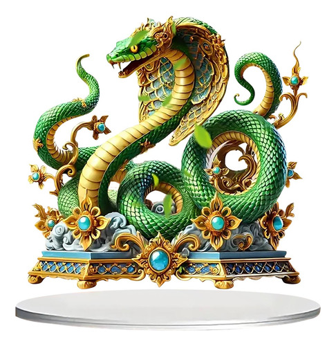 Decoración De Mesa Acrílica Con Diseño De Serpiente Para Dec