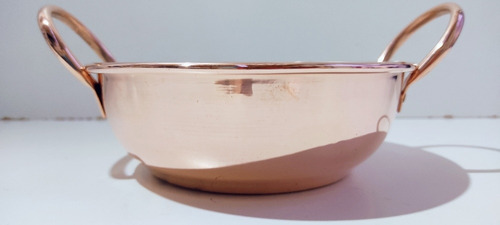Imagen 6 de 6 de Paila De Cobre Diámetro 16 Alto 6 Cm Artesanía Chilena
