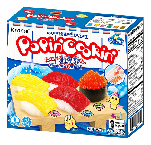 Kracie Poppin Cookin Tanoshii Sushi 28.5g