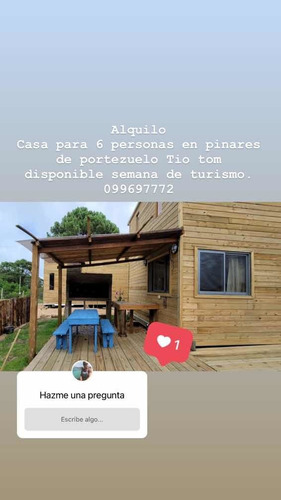 Alquilo Casa De 2 Dormitorios En Chihuahua, Punta Ballena