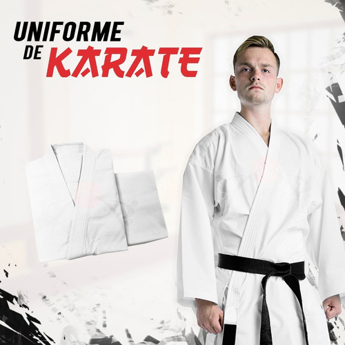 Uniforme De Karate 10 Oz Banzai, Tallas 000 Al 9