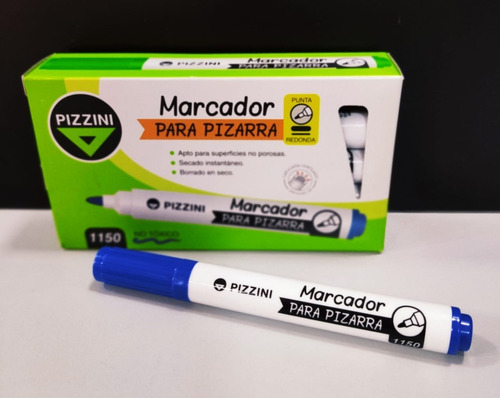 Imagen 5 de 5 de Pack X2 Marcador Para Pizarra Pizzini Art 1150