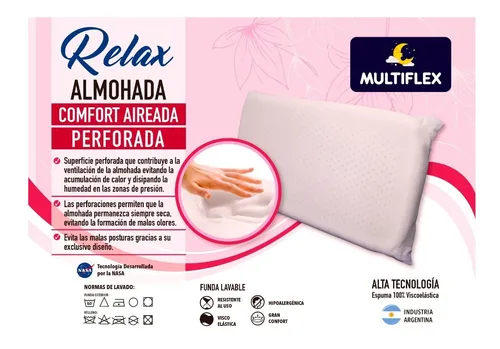 Almohada viscoelástica perforada Almohada viscoelástica perforada Oferta