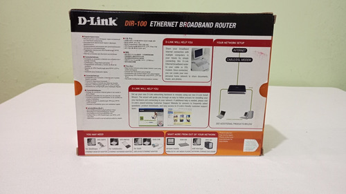 Router D-link 100 Para El Hogar (Usado)