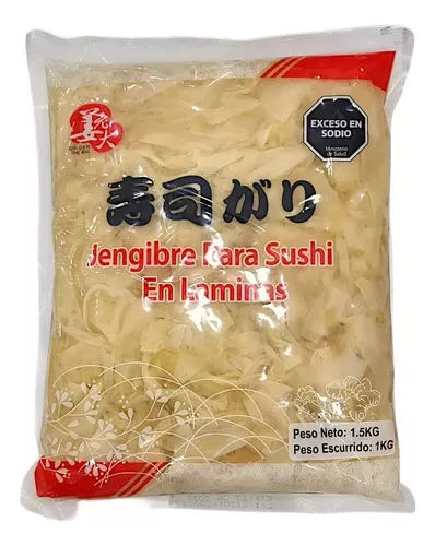 comprar Jengibre Encurtido Natural X Kg. Blanco - Gari Shoga Sushi