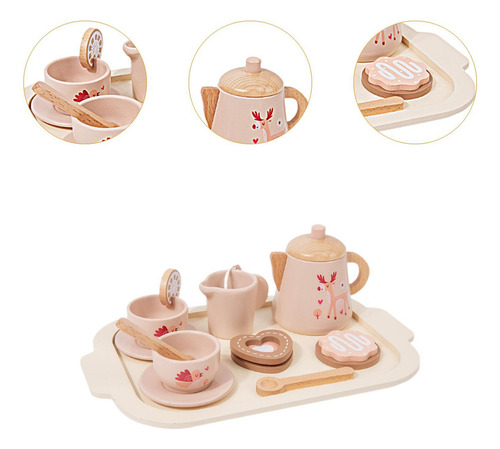 Juego De Té De Juguete For Niñas Pequeñas, Accesorios De