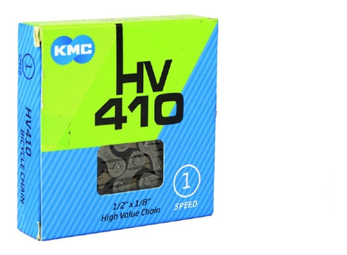 Cadena Kmc Hv410 Para Bicicleta De Velocidad Simple 1/2 X1/8