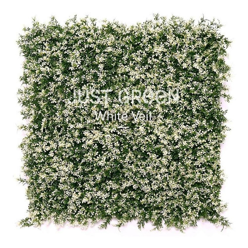 Enredadera Artificial Jardin Vertical White Veil 25x25