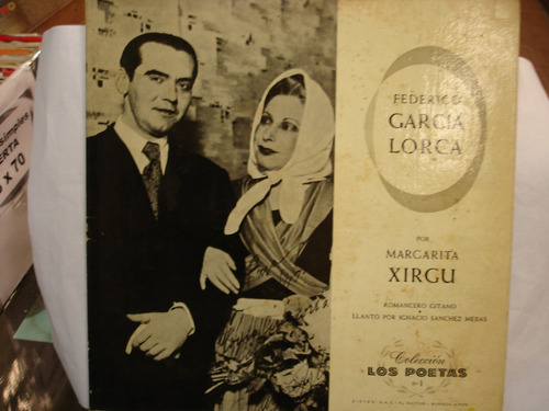 Garcia Lorca Por Margarita Xirgu Poemas Disco Lp Vinilo  B