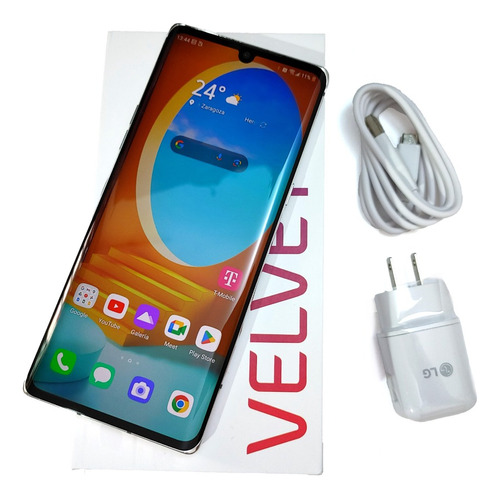 LG Velvet 5g Aurora White Libre 128 Gb 6 Gb Ram Accesorios 