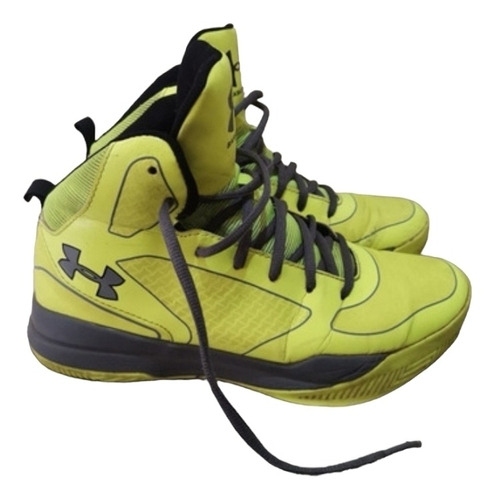 Zapatillas Botas Botitas Basquet Under Armour Flúor Import