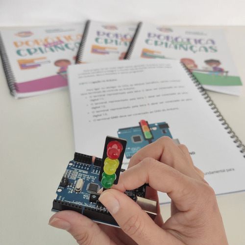 Kit De Livros Cdr Kids Para Arduino P/ Crianças Com 7 Anos +
