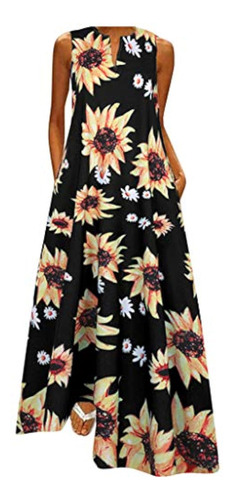 Womens Casual Maxi Dress For Cruise Maxi Sundress Floral