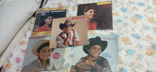 Kit Lp Disco Cantor Donizeti Anos 80-90 - Ver Descrição Coletânea (Usado)