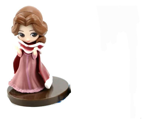 Princesas Mini Figuras Colección Decoración Bella Y Bestia 