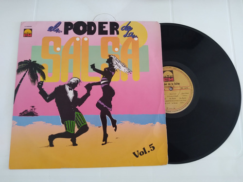 El Poder De La Salsa Vol5 Lp Compilado 1990 Fm Colombia  