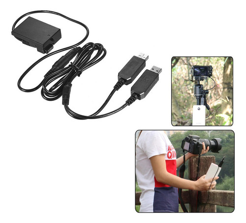 Adaptador De Corriente Dum Usb Con Acoplador Dc Andoer Lp-e8