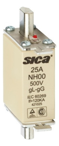 Fusible Nh Tamaño T00 De 25 Amp 120ka Rupruta Sica