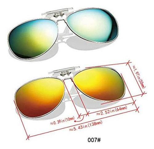 Summitlink Clip En Gafas De Sol Abatibles Sobre Gafas De Lec