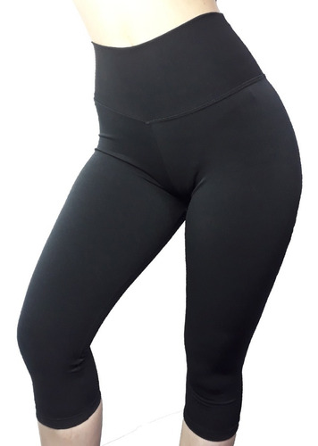 Calza Capri 3/4 Supplex Modela La Cintura Y Levanta La Cola