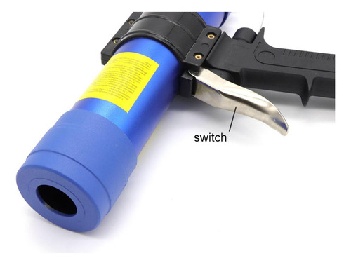 Q Sellador Masilla Adhesivo Pistola 310ml Aplicador De Azul