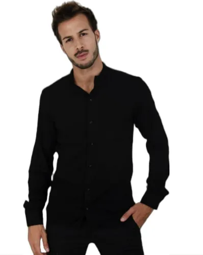 Camisa Negra Hombre | MercadoLibre 📦