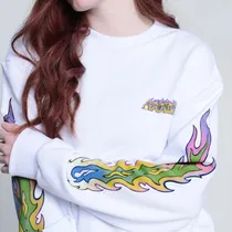 Comprar Buzo Vulk Electric Crew Blanco - Tienda Vulk