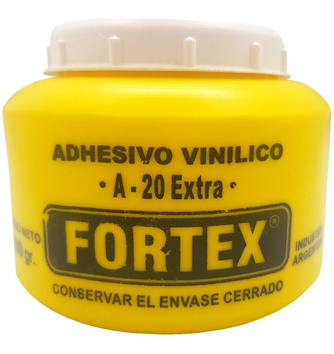 Cola Vinilica Adhesiva Fortex X 0,5 Kg Madera Carpintero