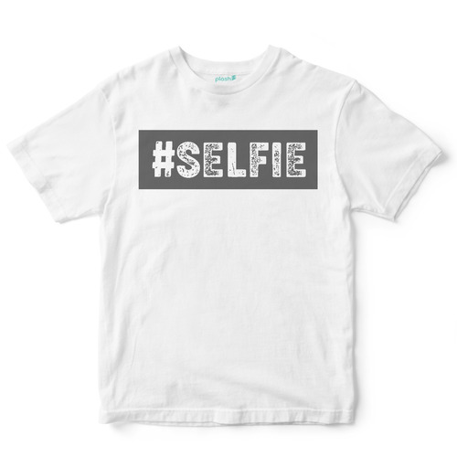 Playera Blanca Hombre Selfie Ropa Varias Tallas Oferta 