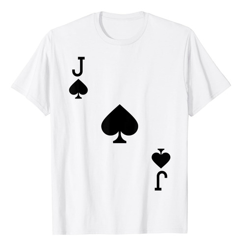 Camiseta Con Disfraz De Jack Of Spades, Baraja De Cartas