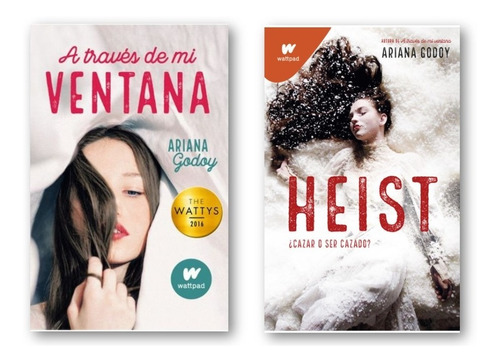 ** 2 Libros Ariana Godoy ** A Traves De Mi Ventana + Heist