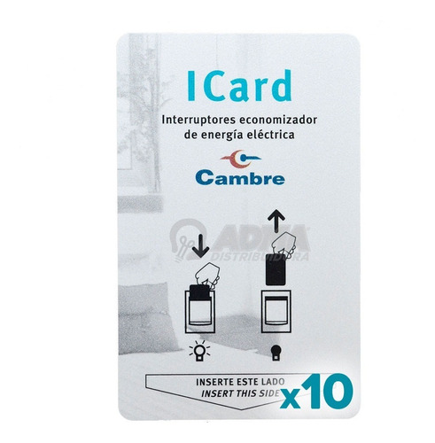 Tarjeta De Accionamiento Cambre 9620 Interruptora Pack X10!