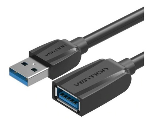 Imagem 1 de 3 de Cabo Usb 3.0 Extensor 50cm Preto