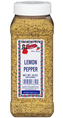 Sazonador Lemon Pepper 680g, Fiesta **impotado**