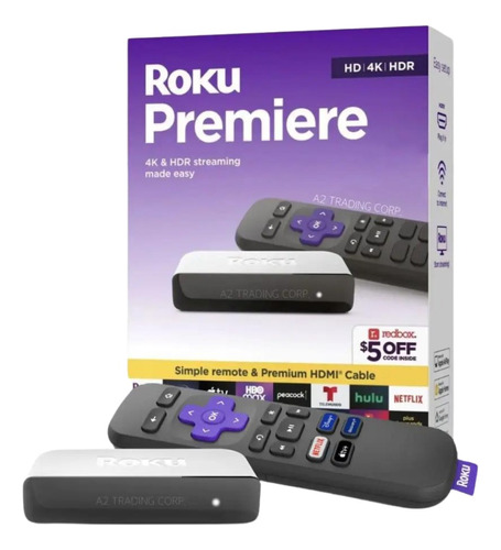 Dispositivo De Streaming Roku Premiere Hd / 4k / Hdr