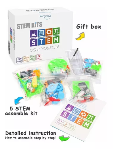 Kit De 5 Juegos Stem, Juguetes Para Niños De 8 A 10 Años .