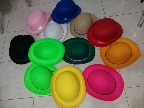Sombrero Coya Paño Lency Varios Colores