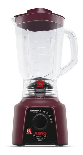 Liquidificador Arno Power Mix Limpa Fácil Lq32 Cor Vinho 220V