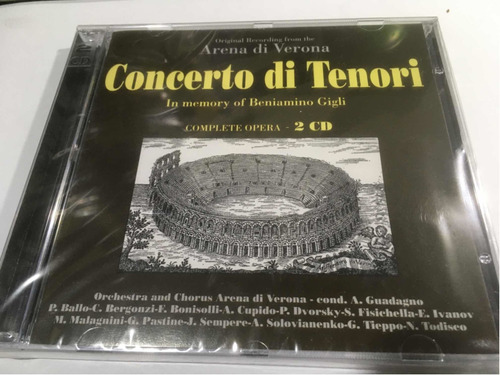 Concerto Di Tenori Arena Di Verona 2 Cd Nuevos Cerrado