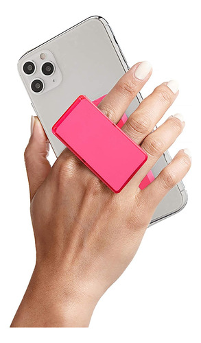 Soporte Anillo Grip Para Telefono Celular - Rosa Neon