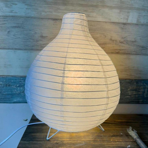 Lámpara De Mesa Con Farolillo De Papel, Estilo Japonés